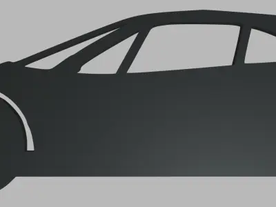 Ferrari F40 Key Ring 3D print model