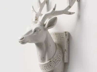 deer sculpture 3D print model