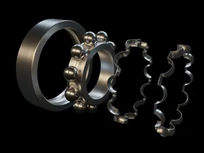Bearing ball 3D model