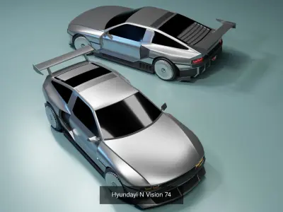 Concept Cars 3D Model Pack