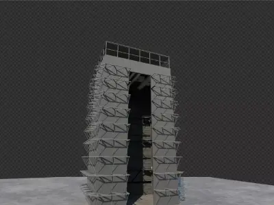 SpaceX MegaBay 3D model