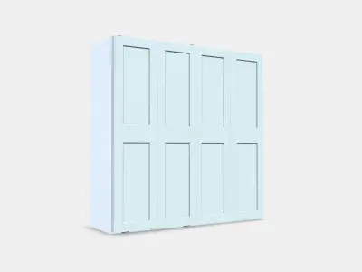 PAX - GRIMO Wardrobe combination 2 Low-poly 3D model