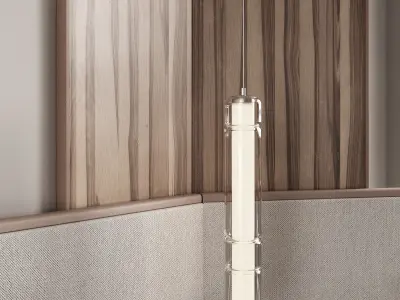 Decorative Bedroom Headboard - 4 3D model