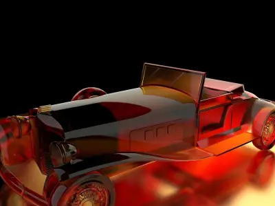 Antique car 3D model order