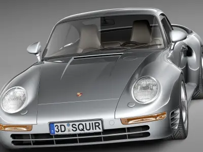Porsche 959 1986-1990 3D model