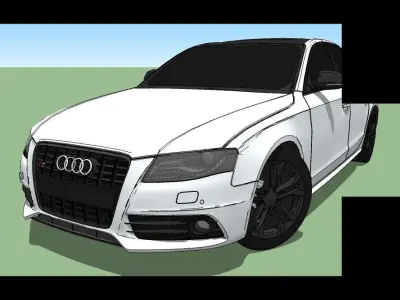 AUDI S4 3D model