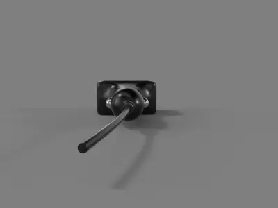 Car charger Low-poly 3D model