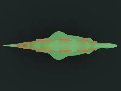 Stegosaurus 3D model for 3D print 3D print model