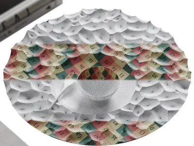Decorative set 45 3D model buy