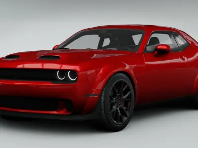 Dodge Challenger SRT Hellcat Widebody Redeye 2022 3D model