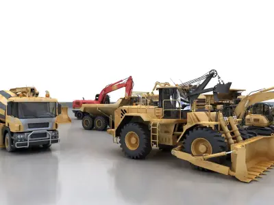 Engineering vehicle 3D model