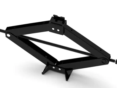 Black Car Jack 3D model
