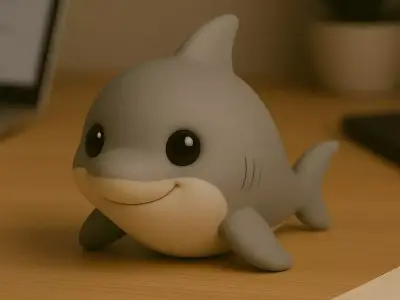 Shark 3D print model