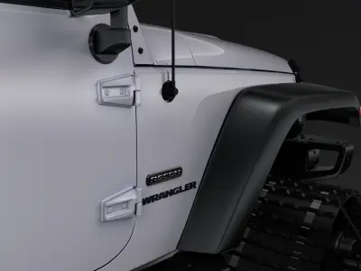 Jeep Wrangler Crawler Rubicon Recon JK 2017 3D model