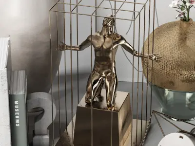 Decorative set v4 3D model