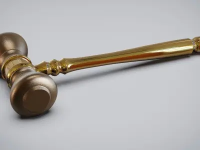 Gavel 3D print model