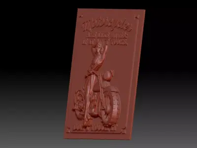  Motorcycle 3D print model