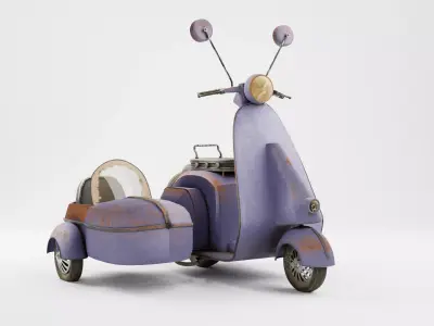 OLD SCOOTER 3D model