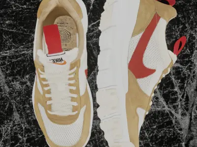 TOM SACHS X NIKE CRAFT YARD 2 3D SHOES Low-poly 3D model