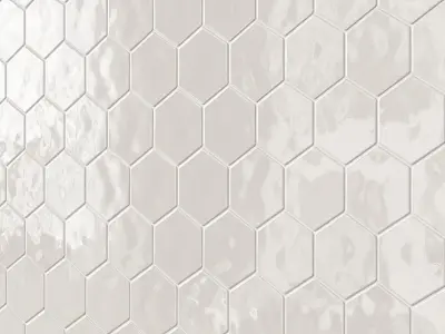 Amadis Art Deco Glossy on Mesh Arctic Wall tiles 3D model