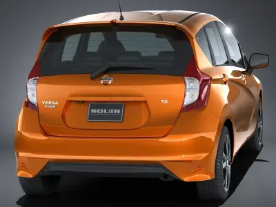 Nissan Versa Note 2017 3D model