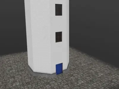 Light House Doobskiy Low-poly 3D model