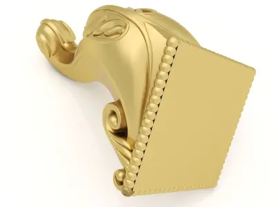 Cnc Furniture Leg 2 3D model