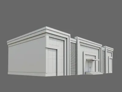 Office Building ID076 3D model