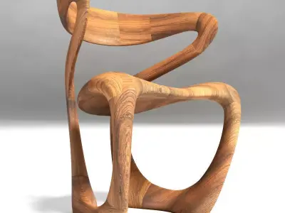 S Chair Tom Vaughan s Design 3D model