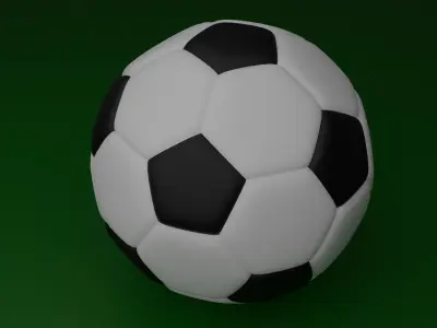 3D soccer ball 3D model