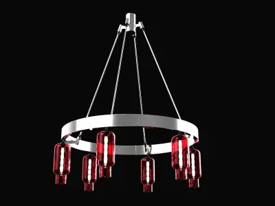 Deco hanging lamps Free 3D model