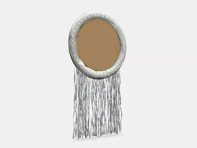 ENERGISKOG Decorative mirror Low-poly 3D model