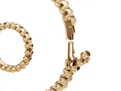 clash bracelet 3D print model