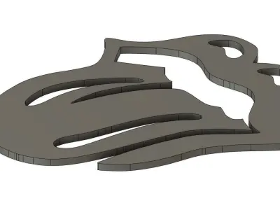 Tongue Decor 3D print model