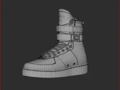 NIKE SF AF1 Shoes Free 3D model
