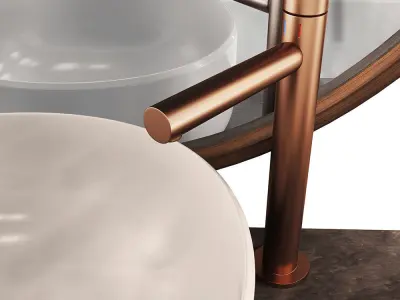 Modern Bath Set 01 3D model