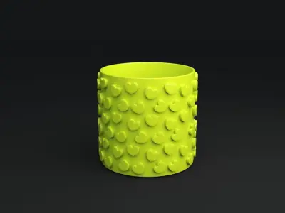 Pot 3D model 3D print model 17 3D print model