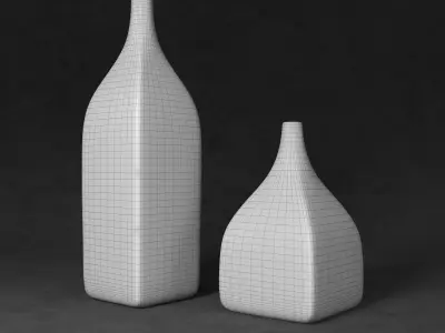Carter vases LULU AND GEORGIA 3D model