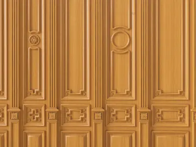 Wooden panel 03 03 3D model