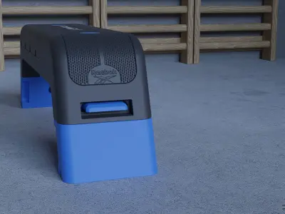 Reebok Training Deck Low-poly 3D model