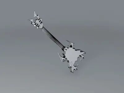 The Fury guitar Free 3D model