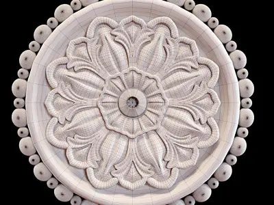Ceiling Medallion 07 3D model