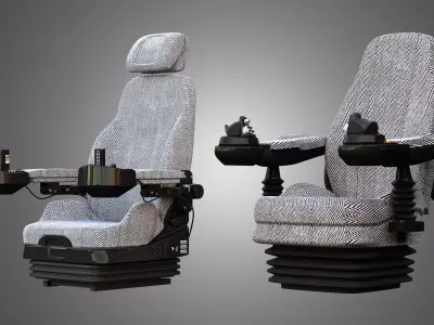 Forestry Harvester Seats - 2 in 1 Package