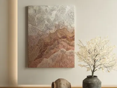 Yuji decorative painting 3D model
