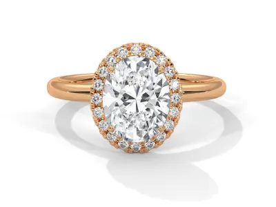 solitaire ring with detail images and 360 render videos 73 3D print model