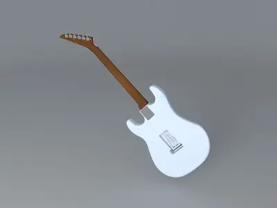 1988 Kramer Pacer Deluxe guitar Free 3D model