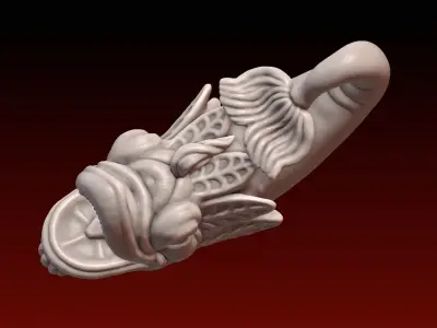 Stylized Decorative Fish 3D print model