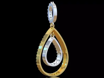 Womens Jewelry stl 3dm  Plaque model jp0346 3D print model