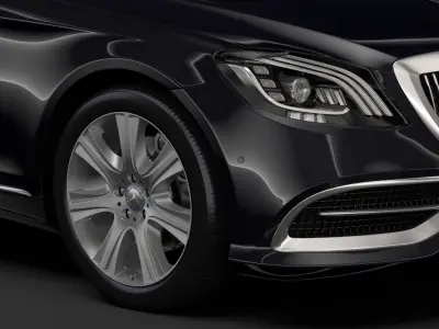 Mercedes Maybach S 650 Pullman Guard VV222 2019 3D model