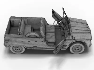 Citroen Mehari 3D model